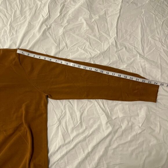 H&M Burnt Orange Men’s XL 100% Cotton Turtleneck Sweater - Picture 4 of 4